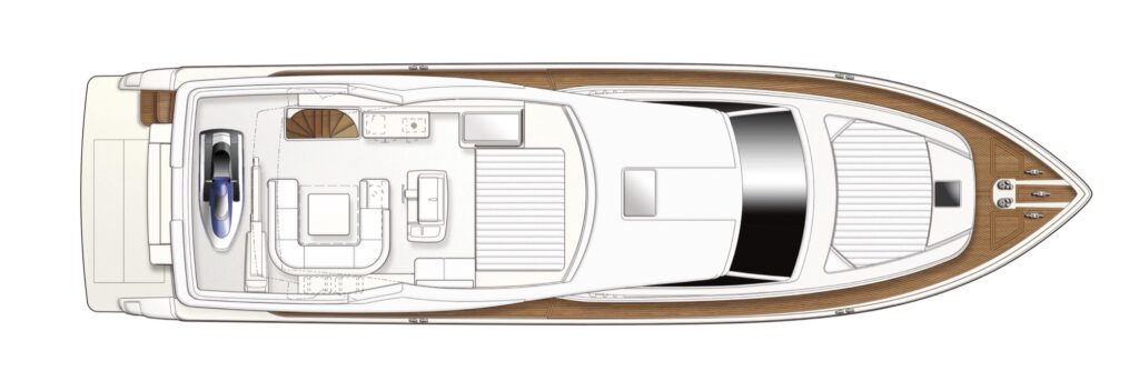Flybridge deck plan